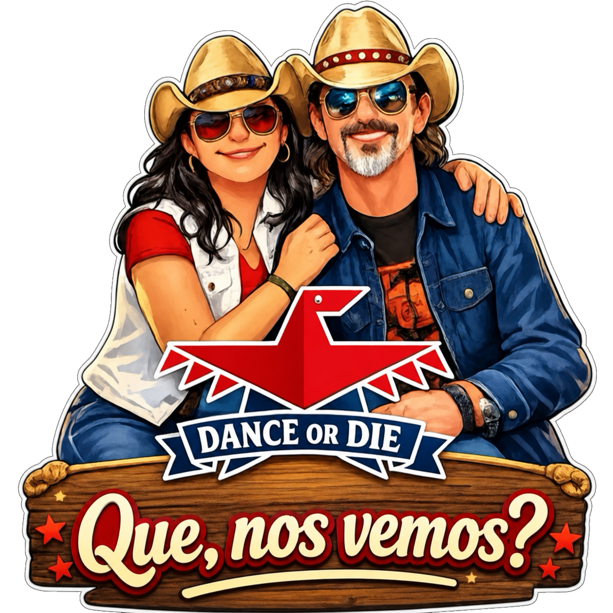 Sticker Dance Or Die Que nos vemos